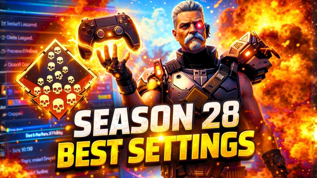 BEST CONTROLLER SETTINGS | SEASON 28 APEX LEGENDS
