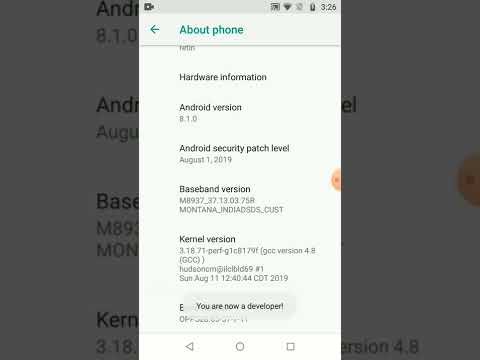 Moto G5s | Add Dev Settings | Dev options | Motorola | Moto | Lenovo