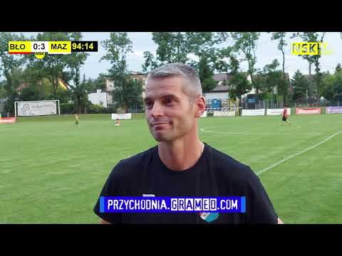 tv.nsk.pl [Tr. Alan Grabek] Błonianka Błonie - Mazovia Mińsk Maz. 0:3 (0:2) 2023-08-04 g. 18:00