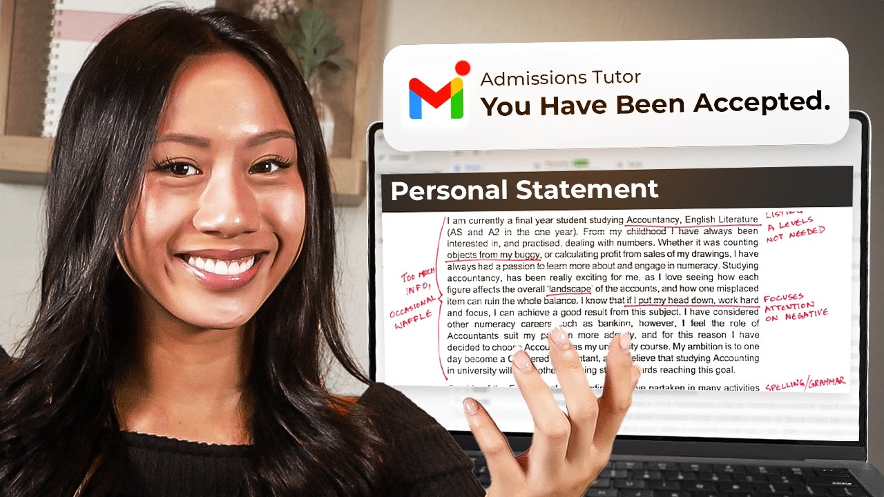 The Personal Statement That Got Me Into EVERY IVY LEAGUE 2024