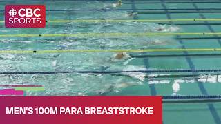 CANADIAN PARA RECORDS in men's 100m para breaststroke final | 2026 Speedo Canadian Open | #CBCSports