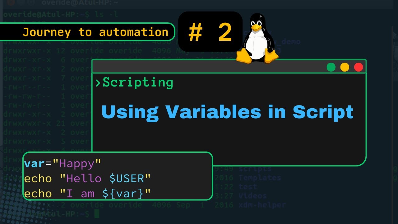Environment vs User Variables in 3 Minutes #shellscripting2 #SudoIt  #variables #bashscripting