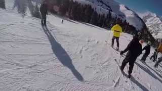 preview picture of video 'GOPR0 Snow Skiing with Andrea at Alta, Utah'