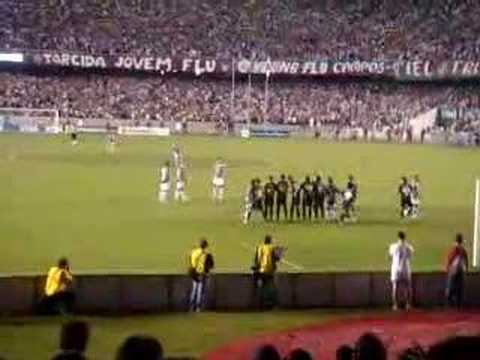 Gol de falta de washington contra o Boca Junior.