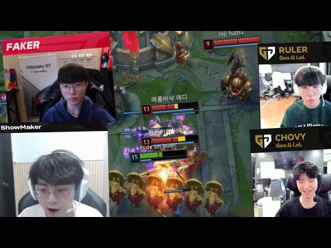 T1 Faker Playing With His Food - Best of LoL Stream Highlights (Translated)