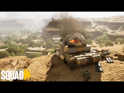 UE5 INVASION! Insurgents Battle the British in the Afghan Mountains | Squad Eye in the Sky Gameplay