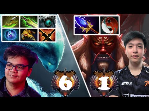 23SAVAGE #1 SEA SMURF ANTI CARRY GRIMSTROKE VS #6 CARRY RAVEN MORPHLING SHOTGUN INTENSE GAME!