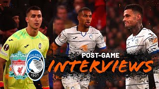 UEL Quarter-finals 1st leg| Liverpool 0-3 Atalanta | Interviewing Musso, Hien & Scamacca