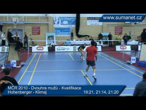 MČR 2010 - Dvouhra mužů - Kvalifikace - Hohenberger - Klimaj