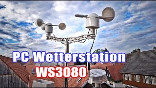PC Solar Wetterstation WS3080 mit Software Cumulus, EasyWeather Plus