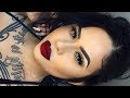 CLASSIC RED LIP & SOFT NATURAL EYES TUTORIAL - Makeup By Giselle CLASSIC RED LIP & SOFT NATURAL EYES TUTORIAL