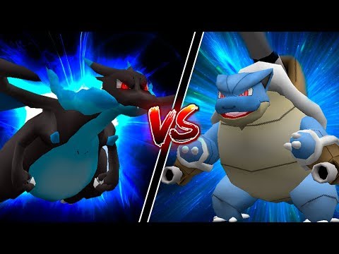 Minecraft: DISPUTA PIXELMON - MEGA CHARIZARD X vs MEGA BLASTOISE