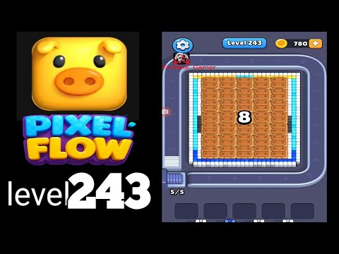 Pixel Flow Level 243 Walkthrough