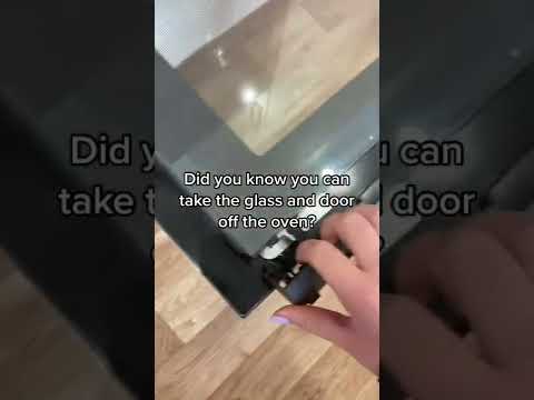 How to clean your oven door #Shorts