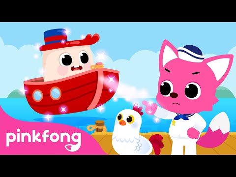 The Scared Tiny Little Boat | Outdoor Songs | Spanish Nursery Rhymes in English | Pinkfong