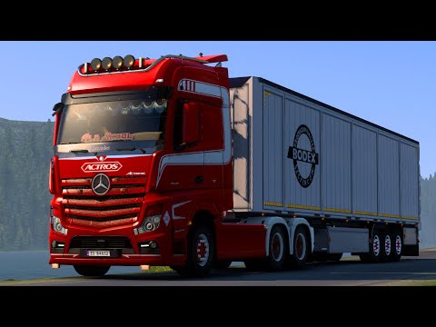ETS2 | Mercedes Actros MP4 Addoms And Bodex Trailer [1.40] | ProMods 2.52