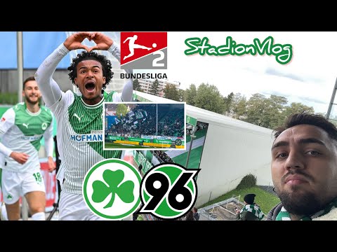 Abrangao!! 1 point stays with us SpVgg Fürth vs Hannover96 StadiumVlog