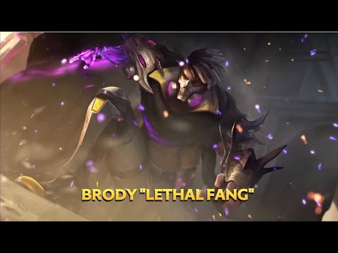 Brody Lethal Fang New STARLIGHT Skin Perfect Play! How to use Brody - Top Global Brody. - MLBB