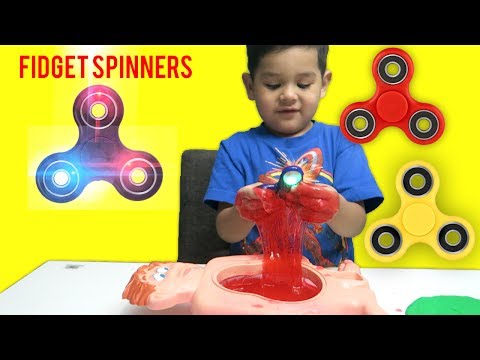 FIDGET SPINNERS Cutting Open Mr Doh Video