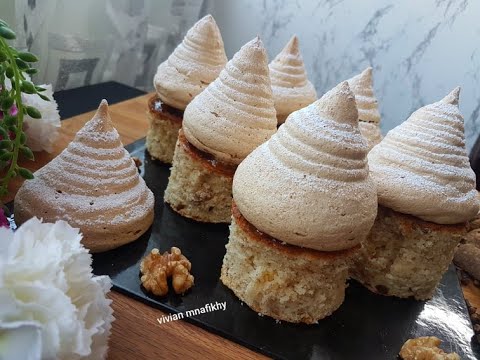 كيك المارينغ بالبهارات كاتو المارينغا على طريقتنا الحلبية بطريقة جدا سهلة وبطعم أكتر من رائع