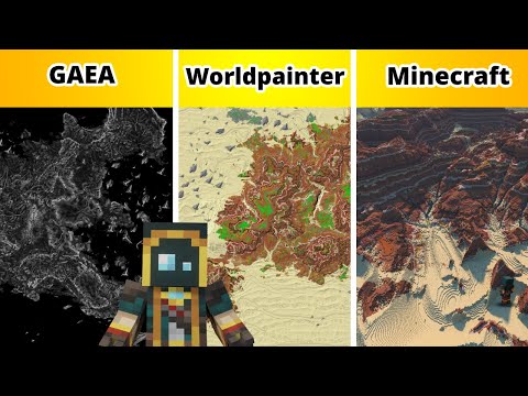 🌍 [Worldpainter Timelapse] How i created Stratyrosion a Desert Terrain