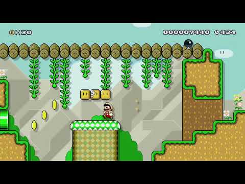 World 1: Mushroom Hills by Buckaroo - Super Mario Maker - No Commentary 1bk