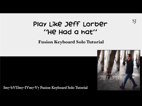 Fusion Keyboard Solo Tutorial - Jeff Lorber style