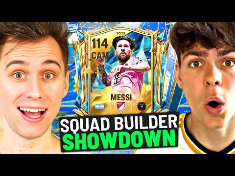 První SQUAD BUILDER SHOWDOWN v FC MOBILE!! 😱👑 Gudu vs Leos