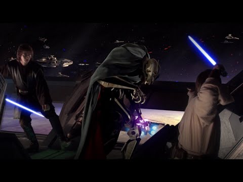 Anakin and Obi-Wan vs. Grievous with Unused Score | Star Wars:  Revenge of the Sith
