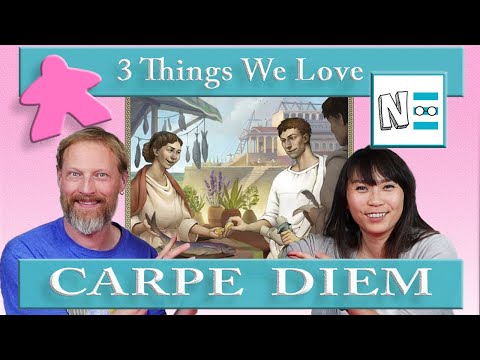 CARPE DIEM - 3 Things We Love - Board Game Review