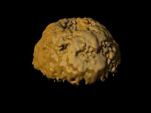 Lightwave Particles Viscosity Ice Cream Blob