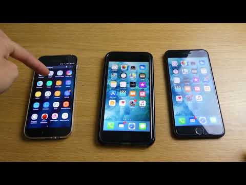 Iphone 8 plus vs Iphone 7 plus battery test featuring Samsung A5 2017.