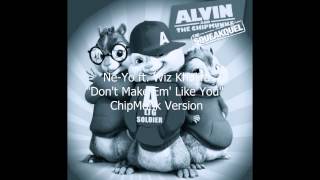 Ne-Yo "Don't Make 'Em Like You" ft. Wiz Khalifa ChipMunk Version w/Lyrics