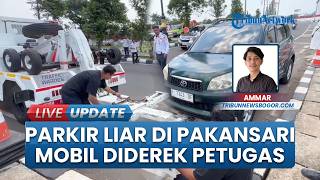 Parkir Sembarangan di Area Stadion Pakansari Bogor, Belasan Mobil Diderek Petugas