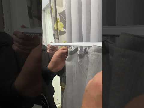 How to hang a S fold/ Wave fold curtain