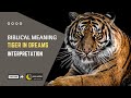 Biblical Meaning of Tigers in Dreams | Seeing Tiger Dream Meaning | Spiritual Meaning of Tiger