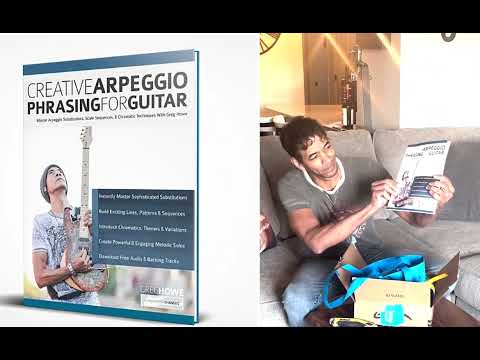 Greg Howe - Book Reveal: Creative Arpeggio Phrasing for Guitar