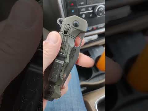 SOG Seal XR Folding Knife Review! CPM S35VN, XR Lock, Flipper, Ball Bearing Pivot, 100% Made in USA!