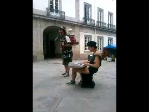 Kiko Tacabanda & Flor Koru perform in A Coruna (Espana)