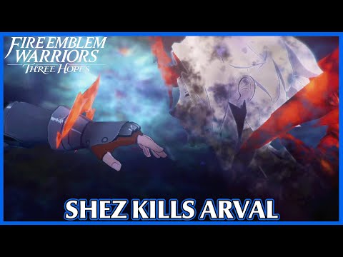 Shez kills Arval - Fire Emblem Warriors Three Hopes