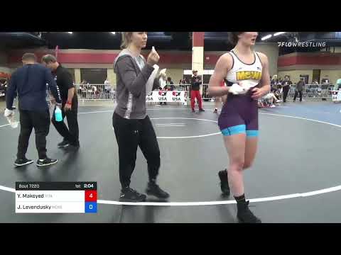 76 kg Semifinal   Yelena Makoyed, Titan Mercury Wrestling Club TMWC vs Joye Levendusky, McKendree Be