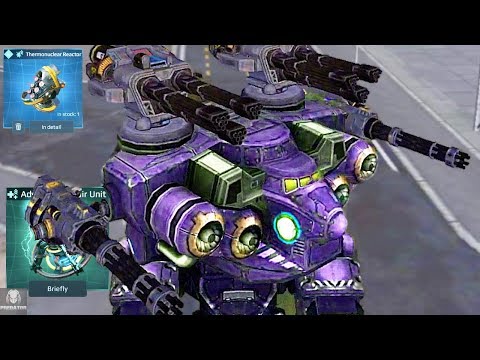 War Machine Natasha Tearing Up Robots Close Range - Machine Gun Massacre | War Robots