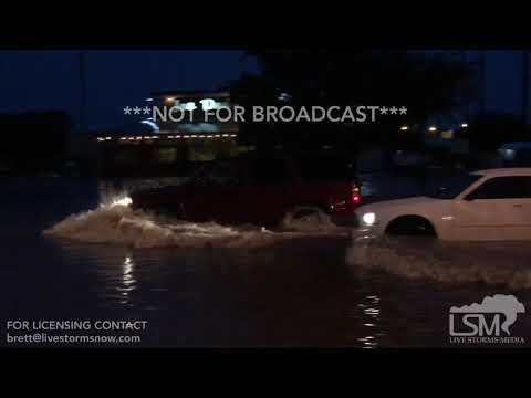 6-1-19 Amarillo, TX - Flash Flood, Motorists Evacuating Vehicles