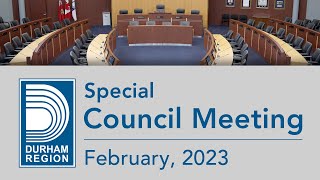 Special Regional Council Meeting - April 28, 2023