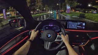 2023 BMW M5 Competition POV Night Drive (3D Audio)