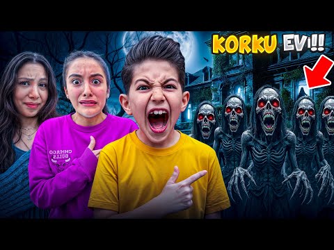 KORKU EVİNE GİTTİK!!! TUZAKLARLA DOLU KORKU EVİ | 2️⃣