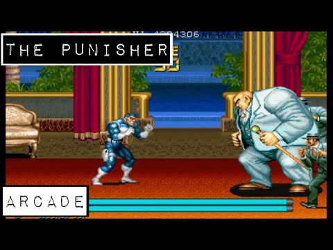 The Punisher - 1993 Arcade Game - Full Playthrough - 1 Player