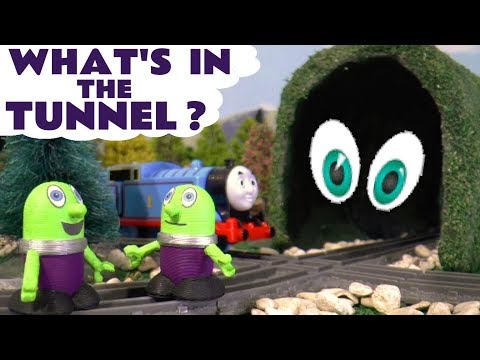 What's In The Tunnel Story With Funny Funlings And Thomas The Train Video