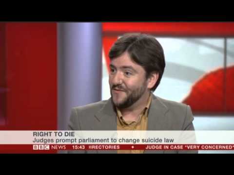 BHA Chief Executive Andrew Copson discussing the assisted dying ruling, on BBC News