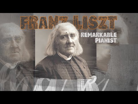 Remarkable Pianist Franz Liszt and His Hands